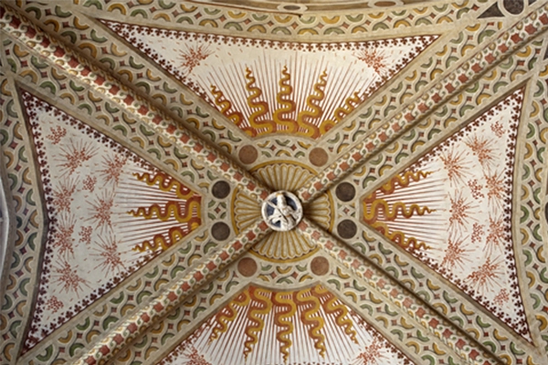 Milan - detail of roof from church Santa Maria delle Grazie