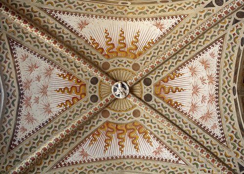 Milan - detail of roof from church Santa Maria delle Grazie